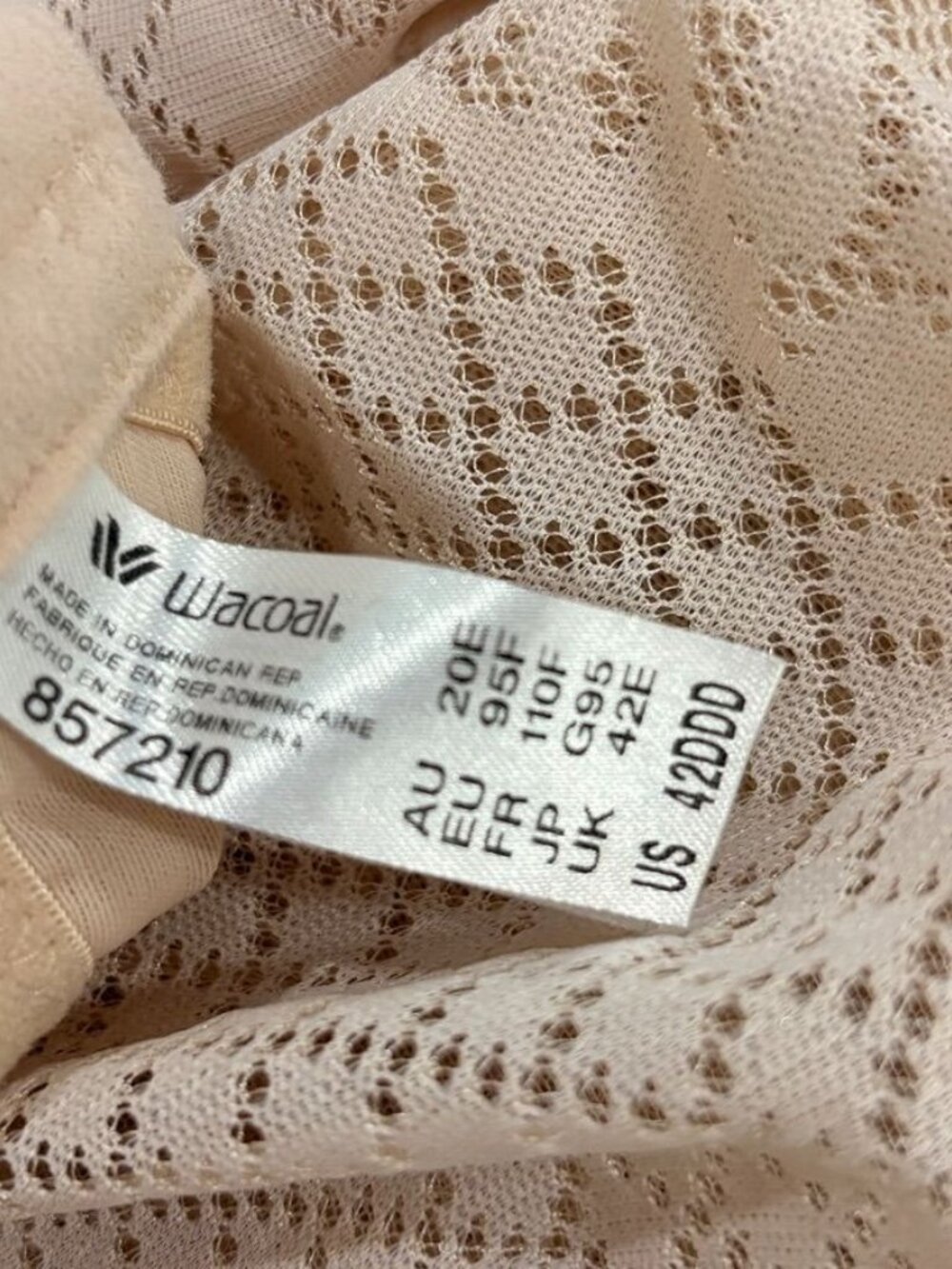 Wacoal Visual Effects Minimizer Bra 857210 42DDD - Picture 5 of 5
